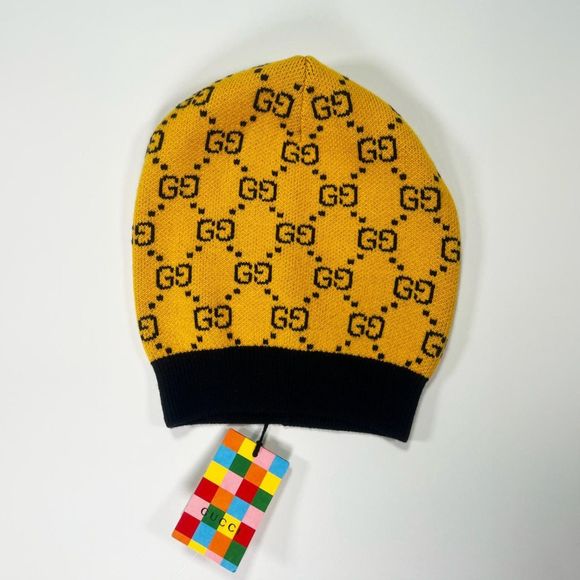 Gucci Multicolored Wool Beanie - M - Picture 1 of 5